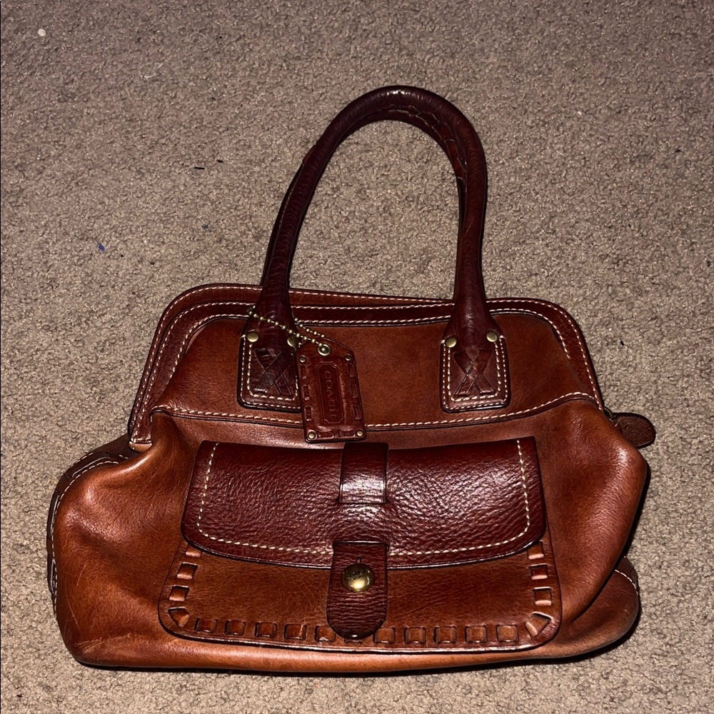 Coach Brown Leather Handbag